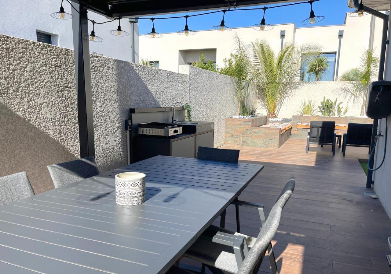 Villa Contemporaine Avec Piscine Chauffee Proche Des Plages Sauvian Kültér fotó