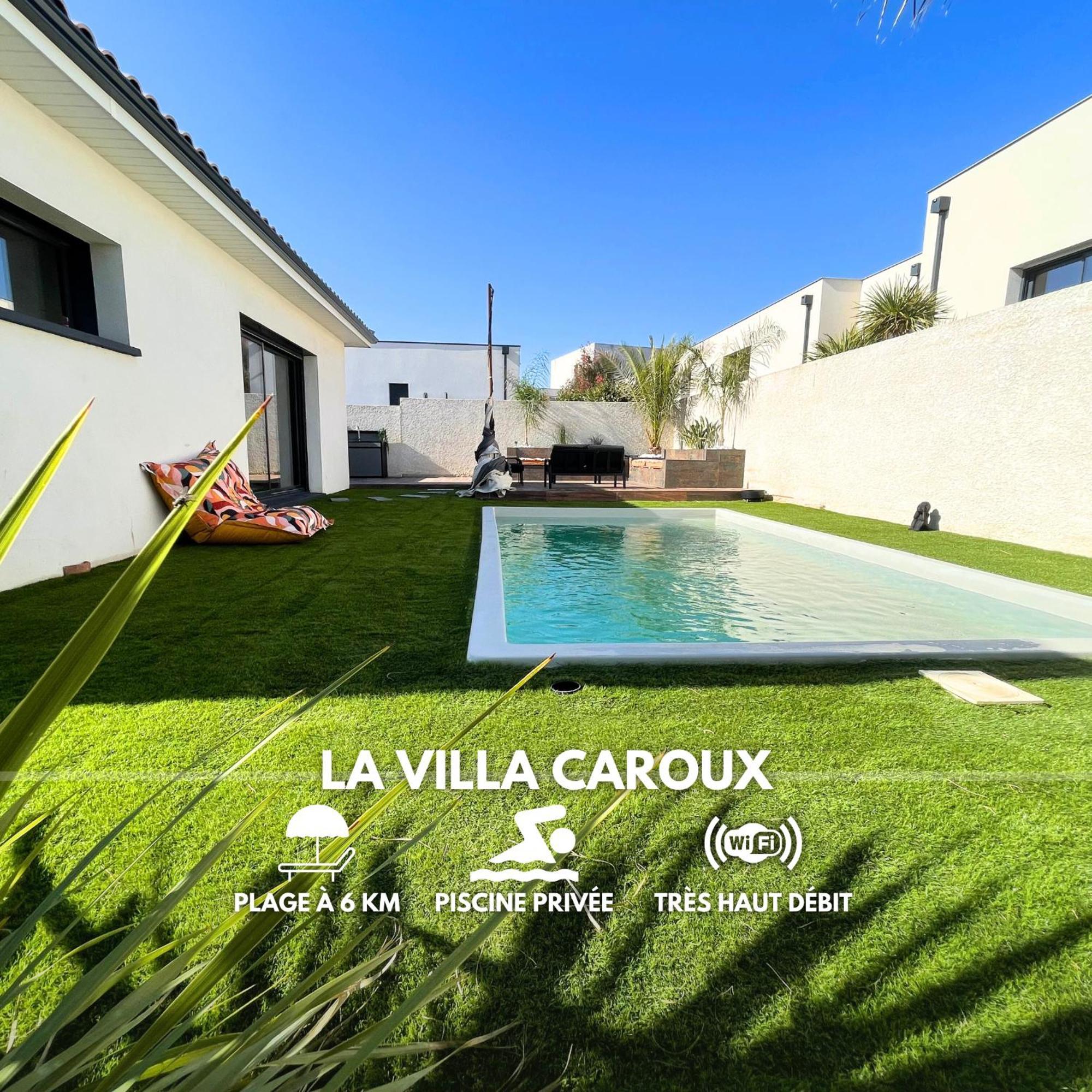 Villa Contemporaine Avec Piscine Chauffee Proche Des Plages Sauvian Kültér fotó